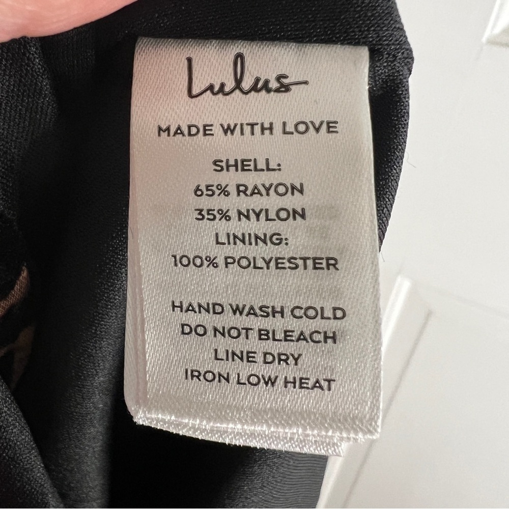 Lulus Exquisite Black Floral Burnout Velvet Strapless Maxi Dress NWT - Picture 15 of 16